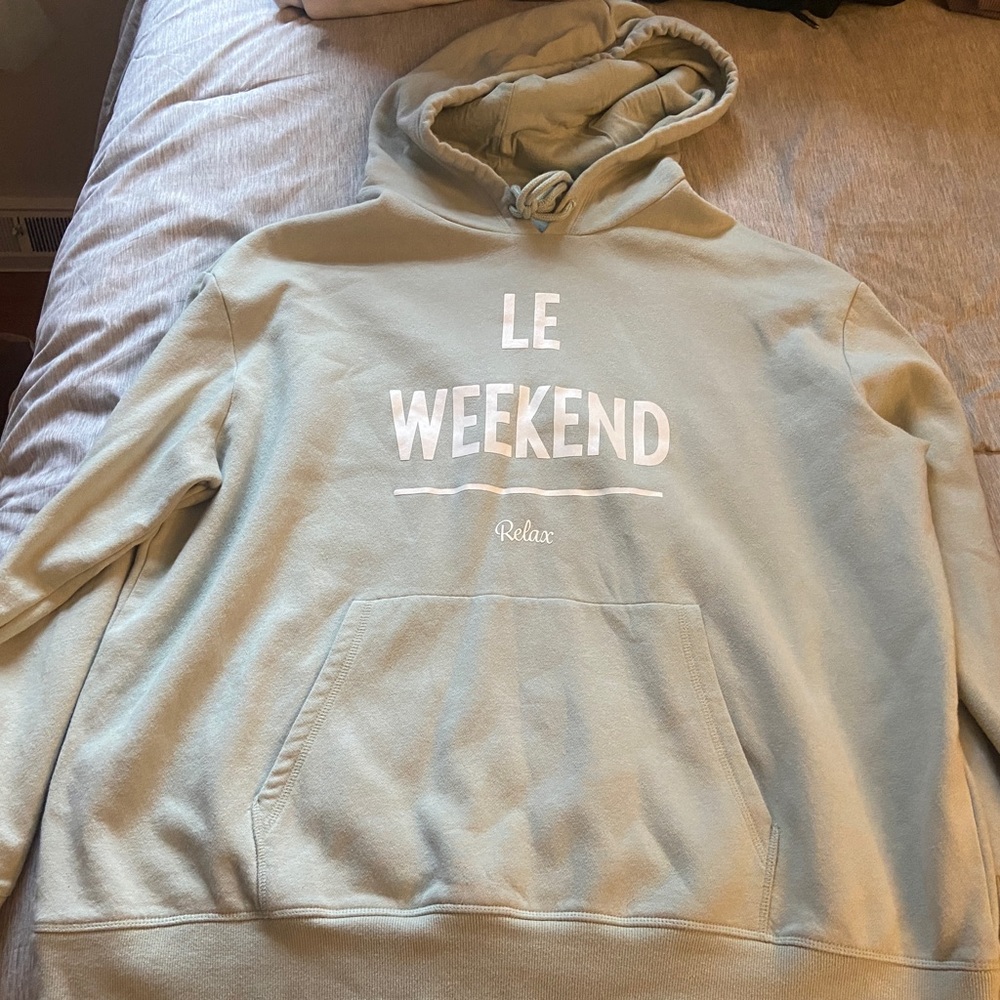 Mint Green H&M Le Weekend hoodie